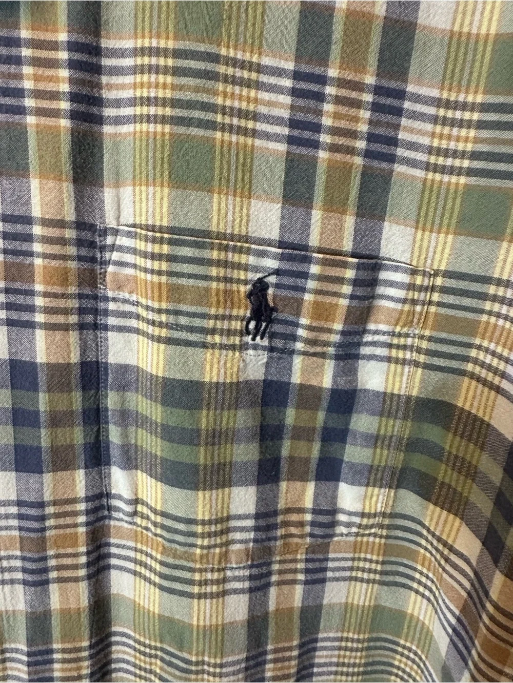Polo Ralph Lauren plaid short sleeve button down Greggor shirt men’s large
